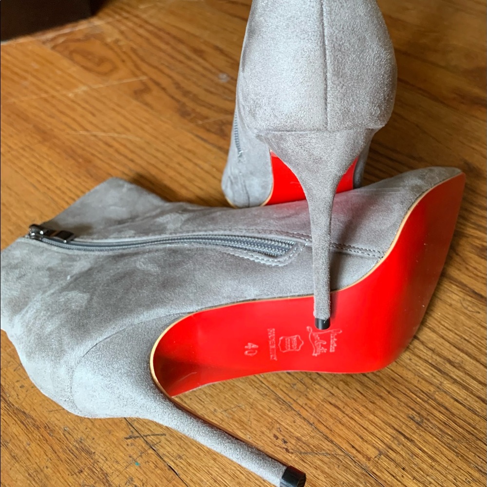 Red bottom booties